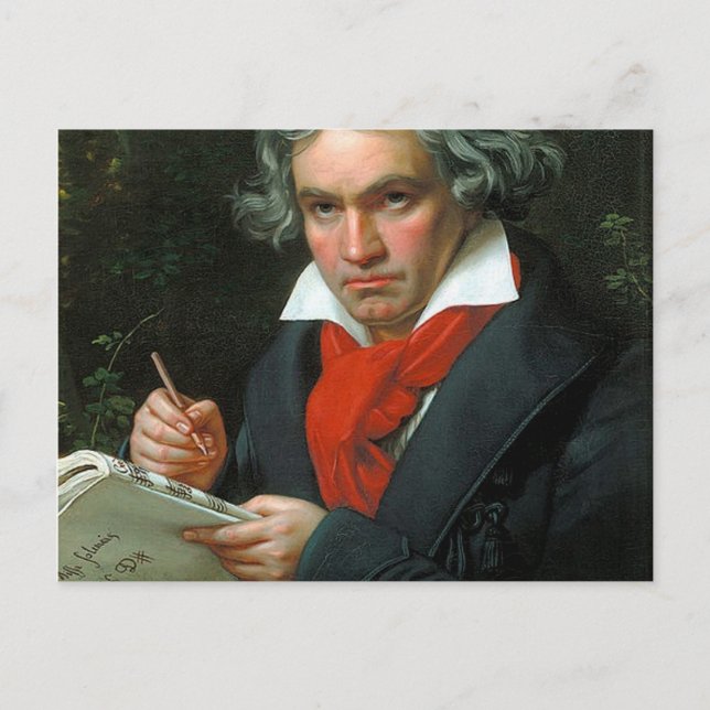 Carte Postale Ludwig Van Beethoven (Devant)