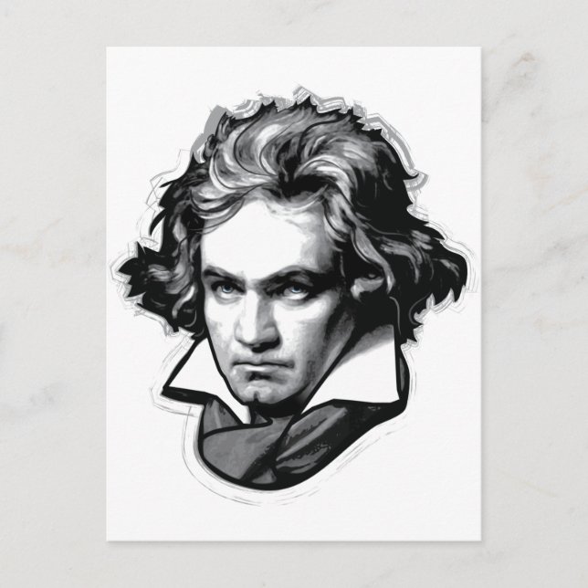 Carte Postale Ludwig van Beethoven (Devant)