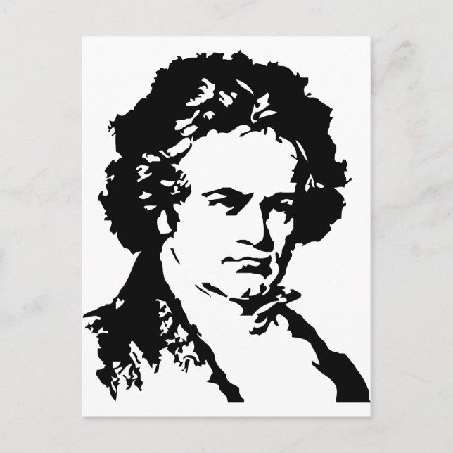 Carte Postale Ludwig van Beethoven (Devant)