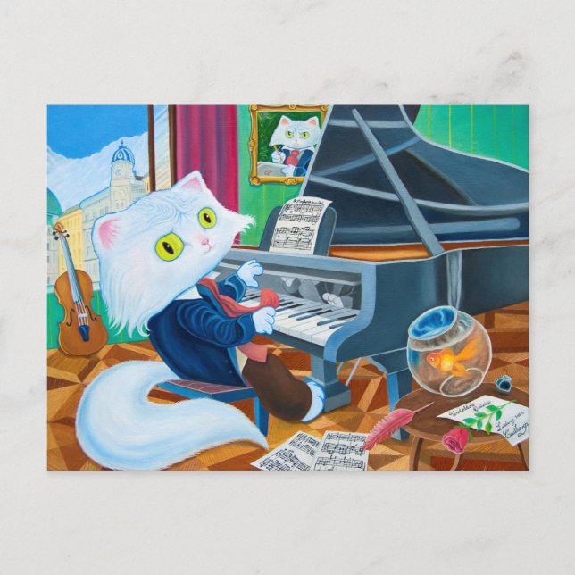 Carte postale "Ludwig van Caathoven" (Devant)