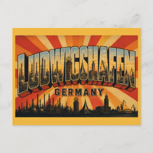 Carte Postale Ludwigshafen Allemagne BASF