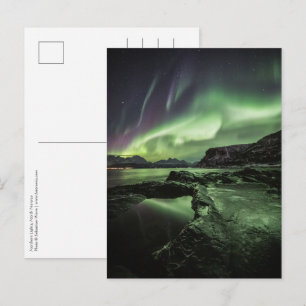 Carte Postale Lueurs boréales Norvège
