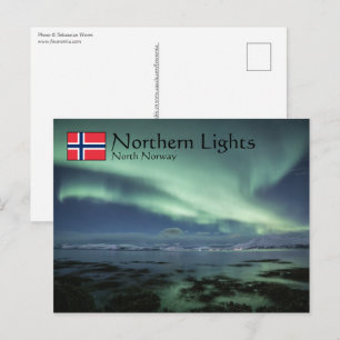 Carte Postale Lueurs boréales Norvège