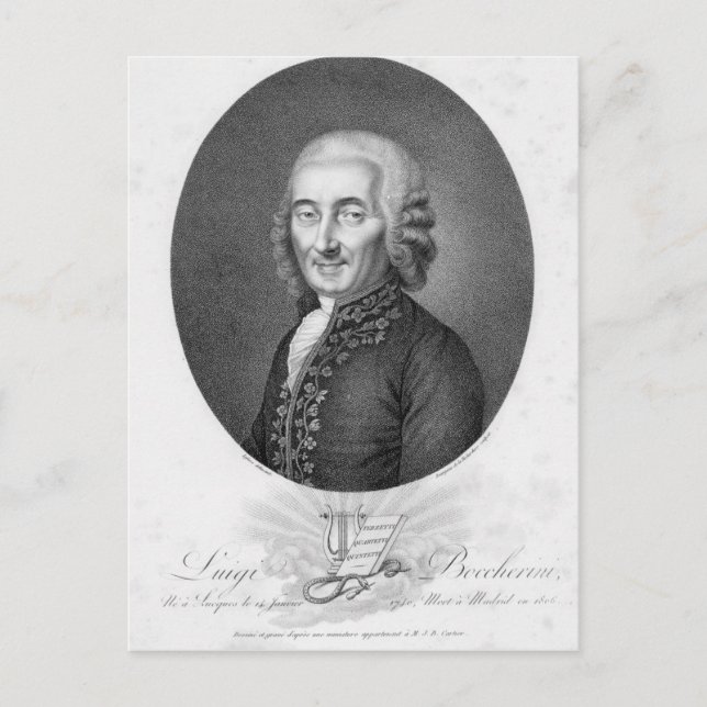 Carte Postale Luigi Boccherini (Devant)