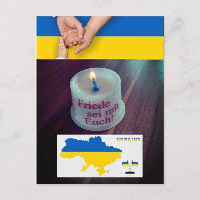 Carte Postale L'Ukraine, la paix (Devant)