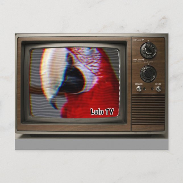 Carte postale Lulu TV (Devant)
