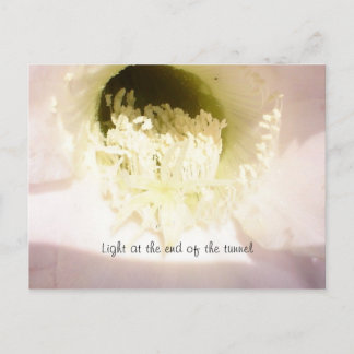 Carte Postale Lumière au bout du tunnel