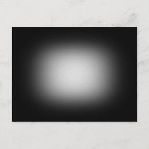 Carte Postale Lumière blanche sur noir