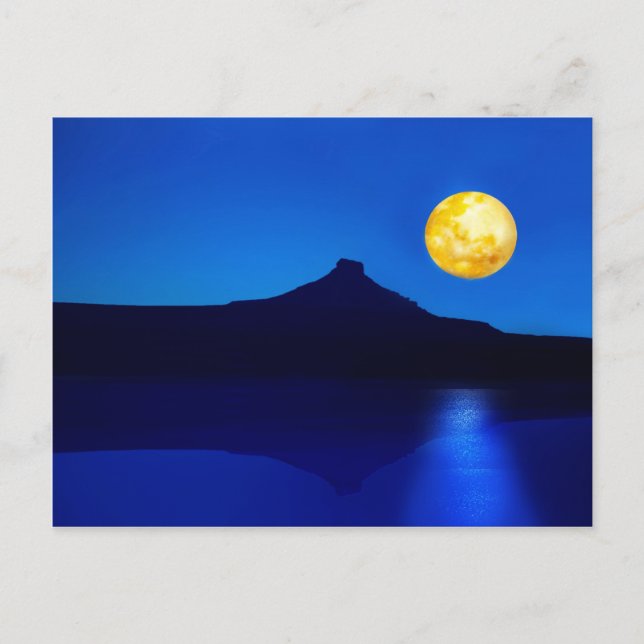 Carte Postale Lumière de la lune (Devant)