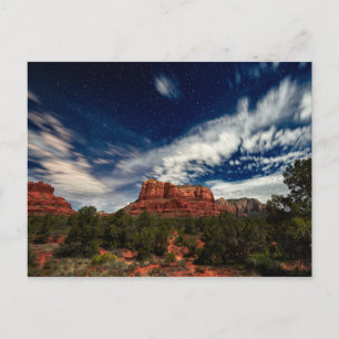 Carte Postale Lumière de la lune sur Sedona, Arizona