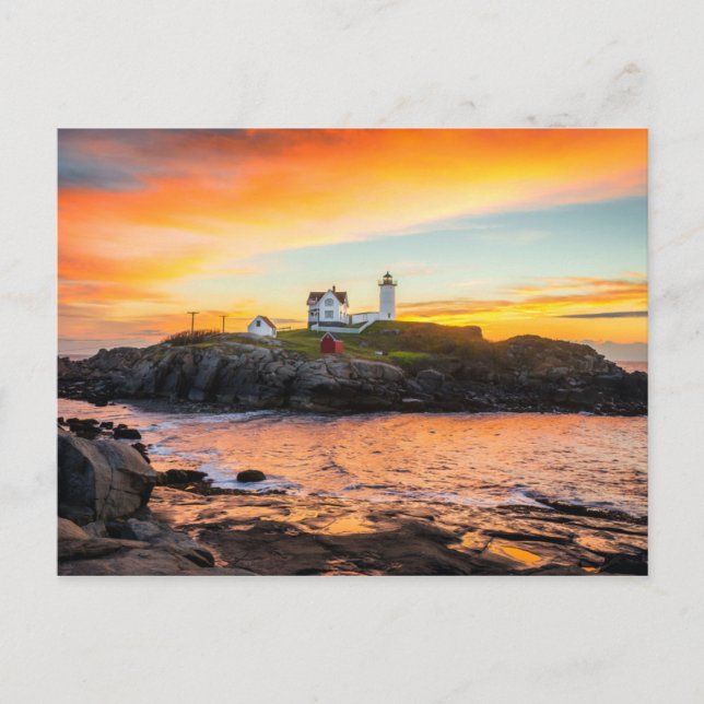 Carte Postale Lumière de nubble (Devant)