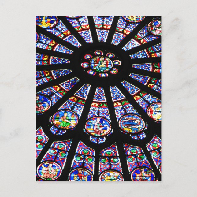 Carte Postale Lumière de verre (Devant)