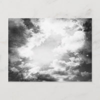 Lumière des nuages noirs et blancs