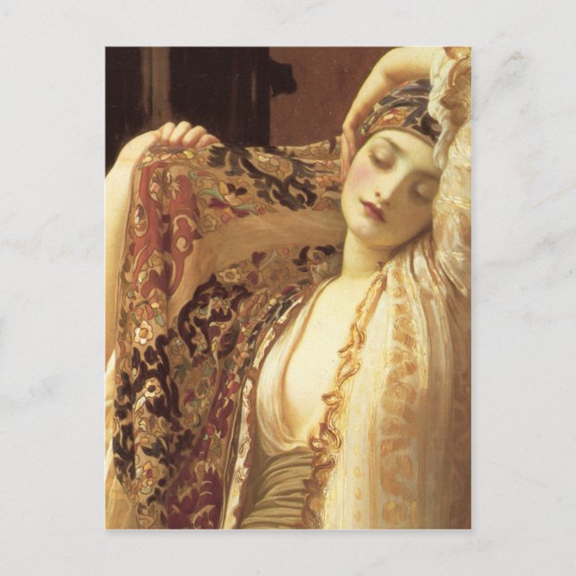 Carte Postale Lumière du Harem - Lord Frederick Leighton (Devant)