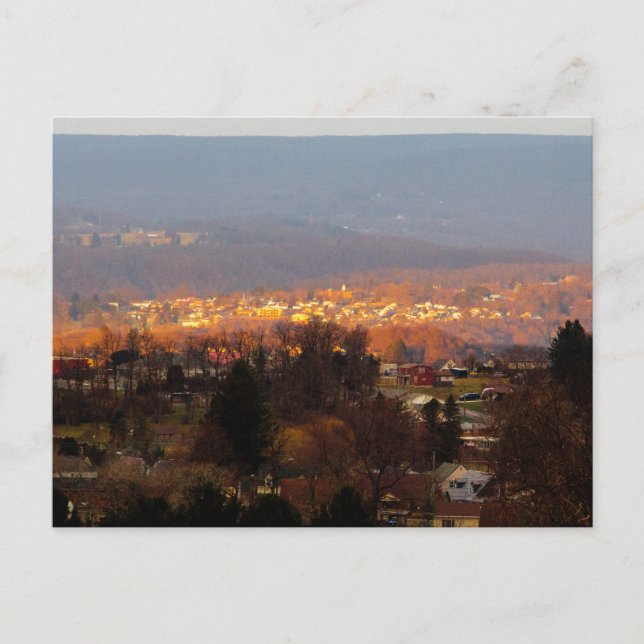 Carte Postale Lumière du matin, Johnstown, Pennsylvanie (Devant)