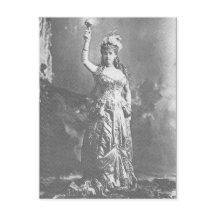 Lumière électrique Mme W. K. Vanderbilt en costume