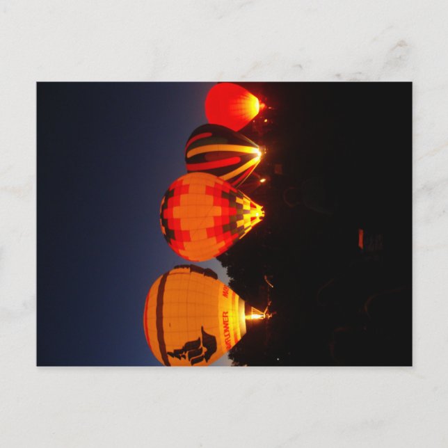 Carte Postale Lumière la nuit (Devant)