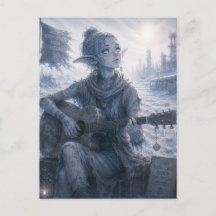 Lumière / Musicien / Terre désolée glacée