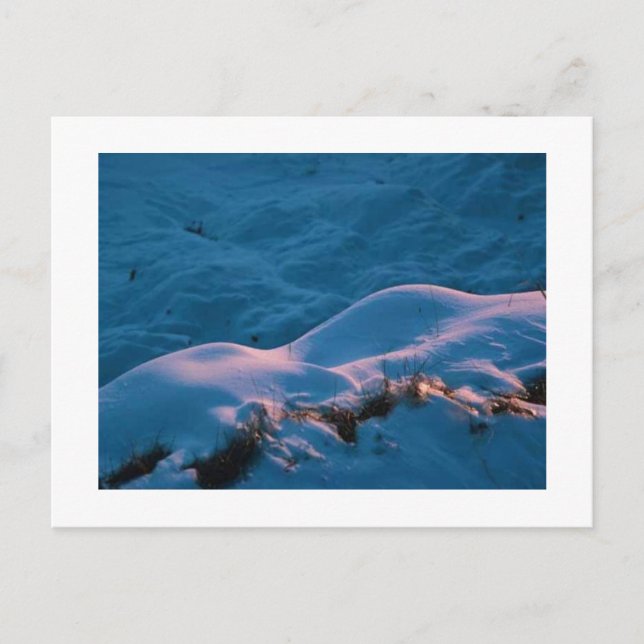 CARTE POSTALE LUMIÈRE NEIGE (Devant)