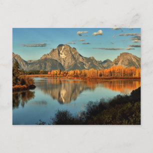 Carte Postale Lumière précoce dans le Wyoming à Oxbow Bend
