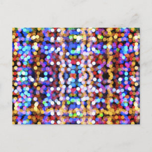 Carte Postale lumières à flou coloré botek dizzy numérique