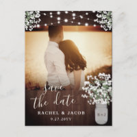 Lumières de jarres en verre rustiques pour mariage
