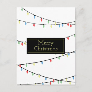 Carte Postale Lumières de Noël