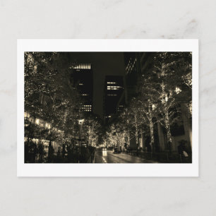 Carte Postale Lumières d'hiver : Marunouchi, Tokyo