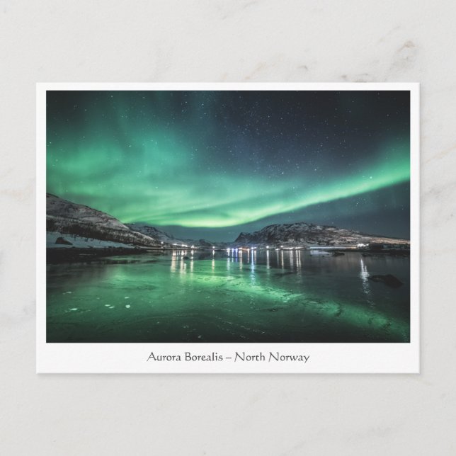Carte Postale Lumières du Nord (Devant)
