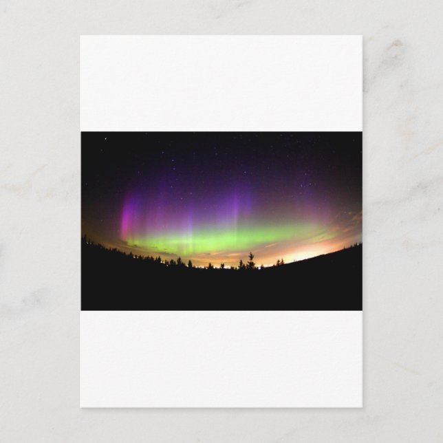 Carte Postale Lumières du Nord (Devant)