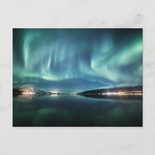 Carte Postale Lumières du Nord  (Devant)
