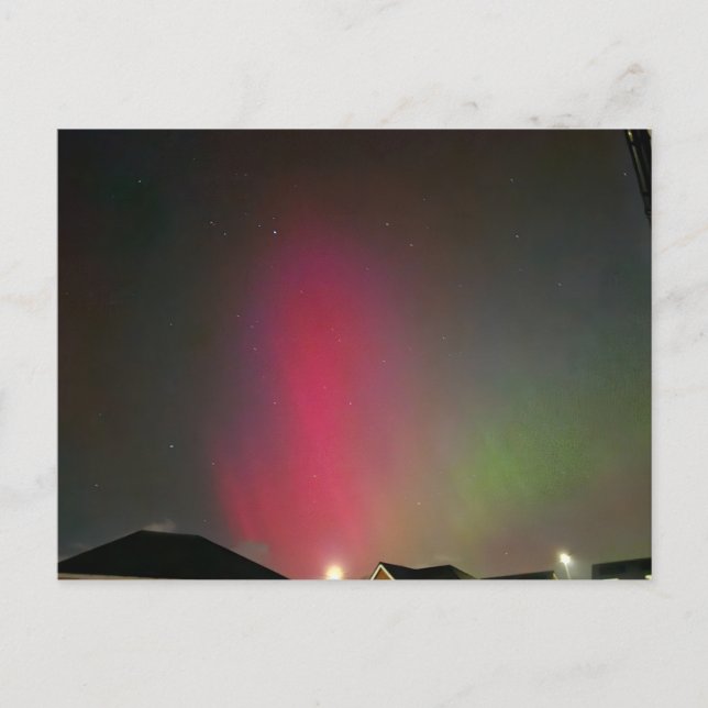 Carte Postale Lumières du Nord (Devant)
