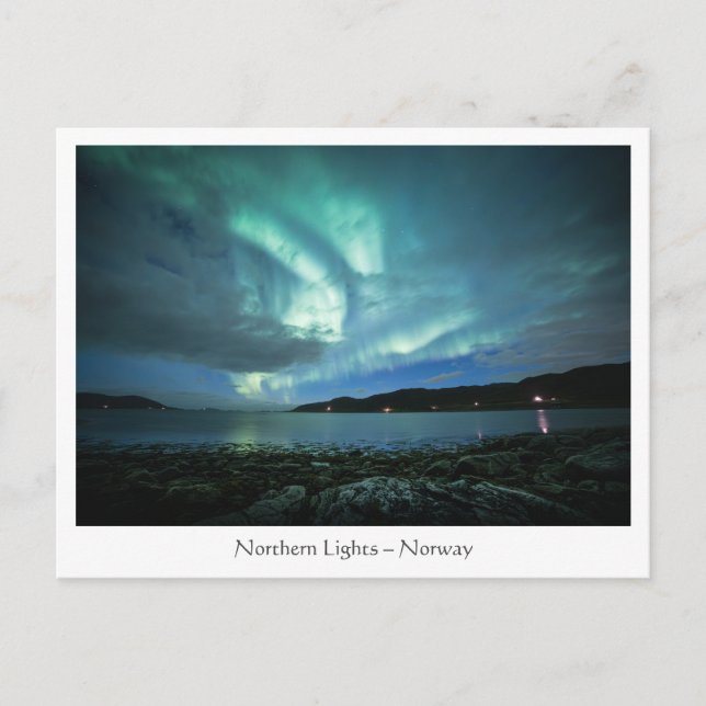 Carte Postale Lumières du Nord (Devant)