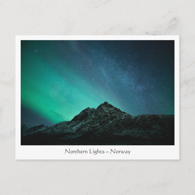 Carte Postale Lumières du Nord (Devant)