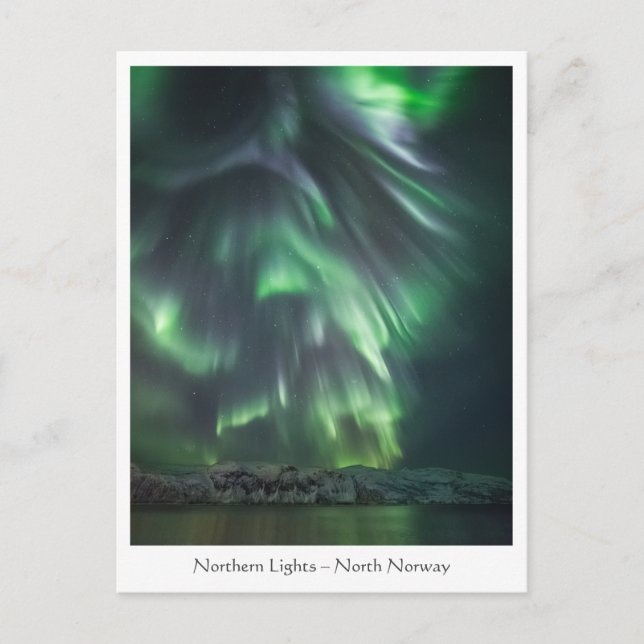 Carte Postale Lumières du Nord (Devant)