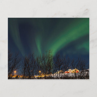 Carte Postale Lumières du Nord - Aurora Borealis Islande