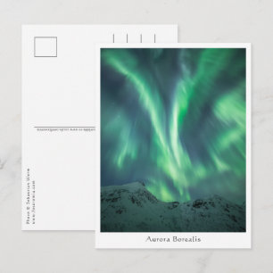 Carte Postale Lumières du Nord Norvège