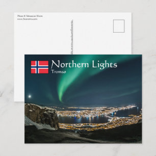 Carte Postale Lumières du Nord Tromso