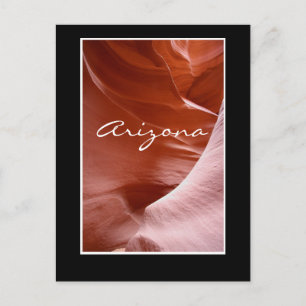 Carte Postale Lumières et lignes dans le canyon, Arizona