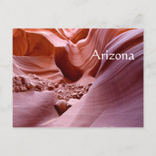 Carte Postale Lumières et rochers dans le canyon, Arizona