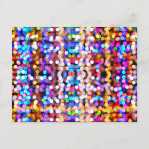Carte Postale Lumières floues colorées