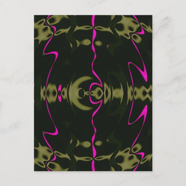 Carte Postale Lumières roses (Devant)