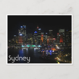 Carte Postale lumières vives de sydney