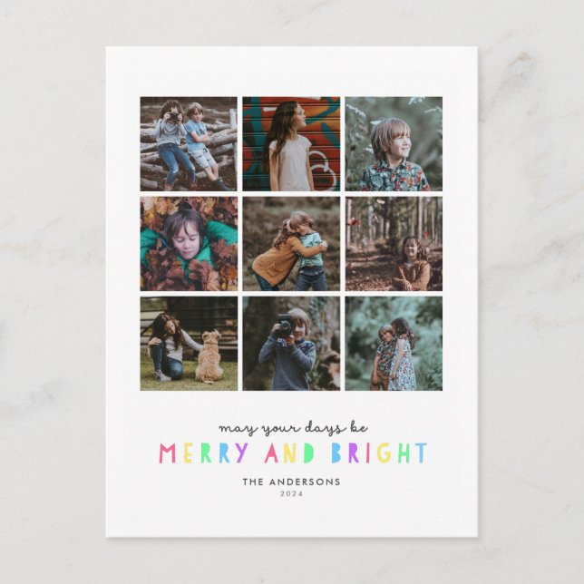 Carte Postale Luminants multiples Photo Holiday (Devant)