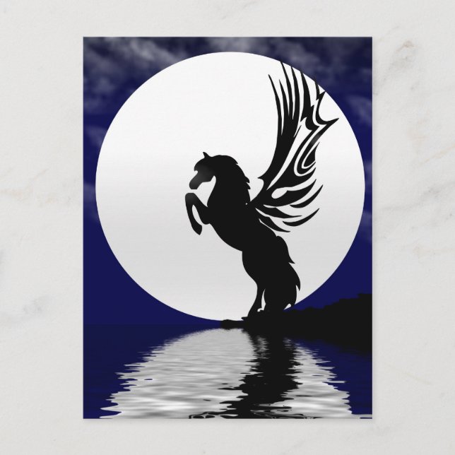 Carte postale Lumineuse Lune (Devant)