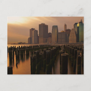 Carte Postale Luminosité du coucher du soleil pendant les cieux 