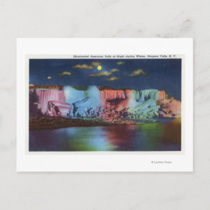 Carte Postale Luna Island Night View New Rainbow Bridge
