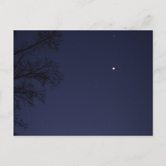 Carte Postale Lunar Eclipse du 20 au 21 janvier 2019, Ohio (Devant)