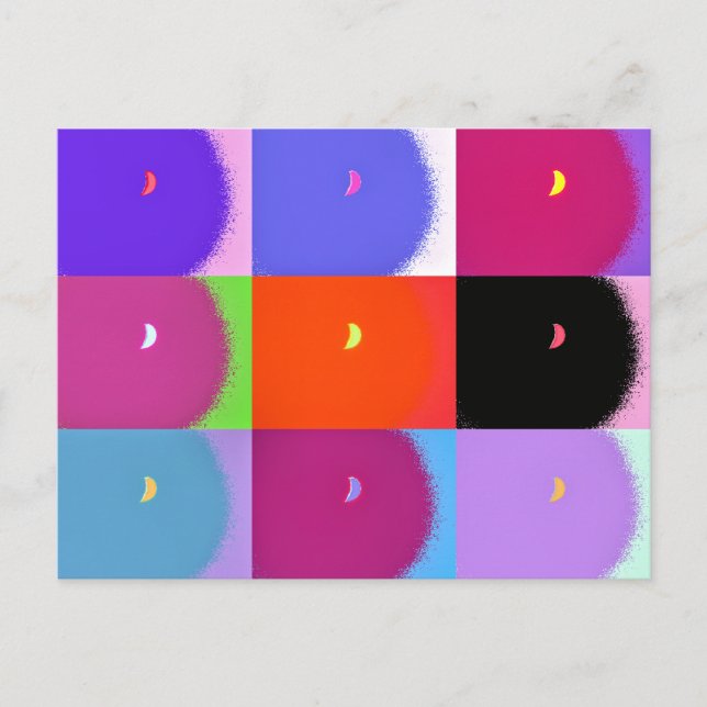 CARTE POSTALE LUNE (Devant)