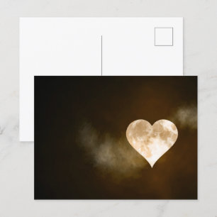 Carte Postale Lune cardiaque complète
